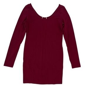 Forever 21 Bodycon Burgundy Dress